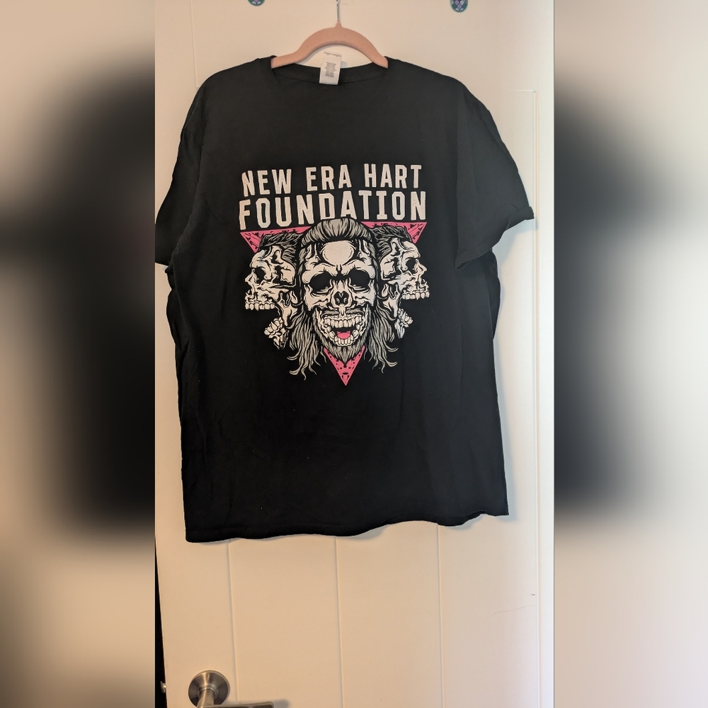 AEW New Era Hart Foundation  T-Shirt